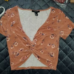 Floral crop top